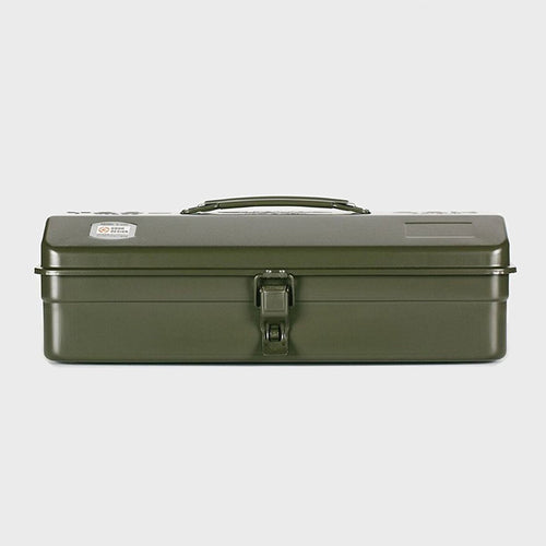 Load image 1 in gallery view. Steel Toolbox with Top Handle and Camber Lid - Y-350 Toyo