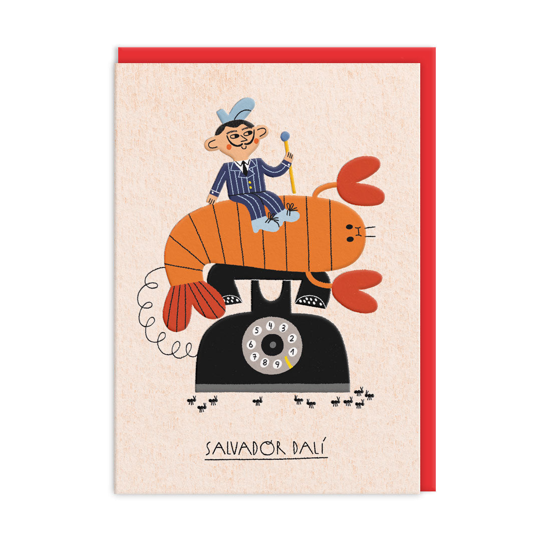Salvador Dalí Greeting Card Ohh Deer