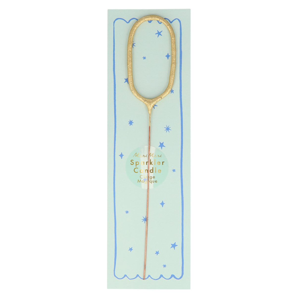 Gold Sparkler Number Candles