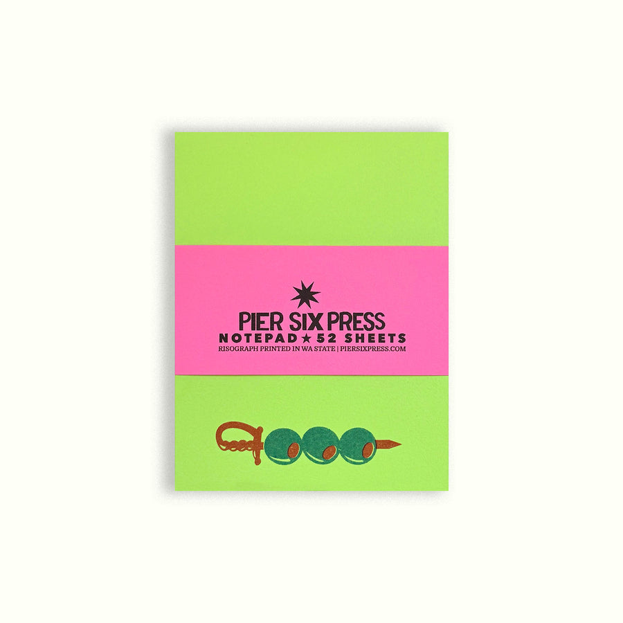 Oliver Skewers 'Little Jotter' Notepad Pier Six Press