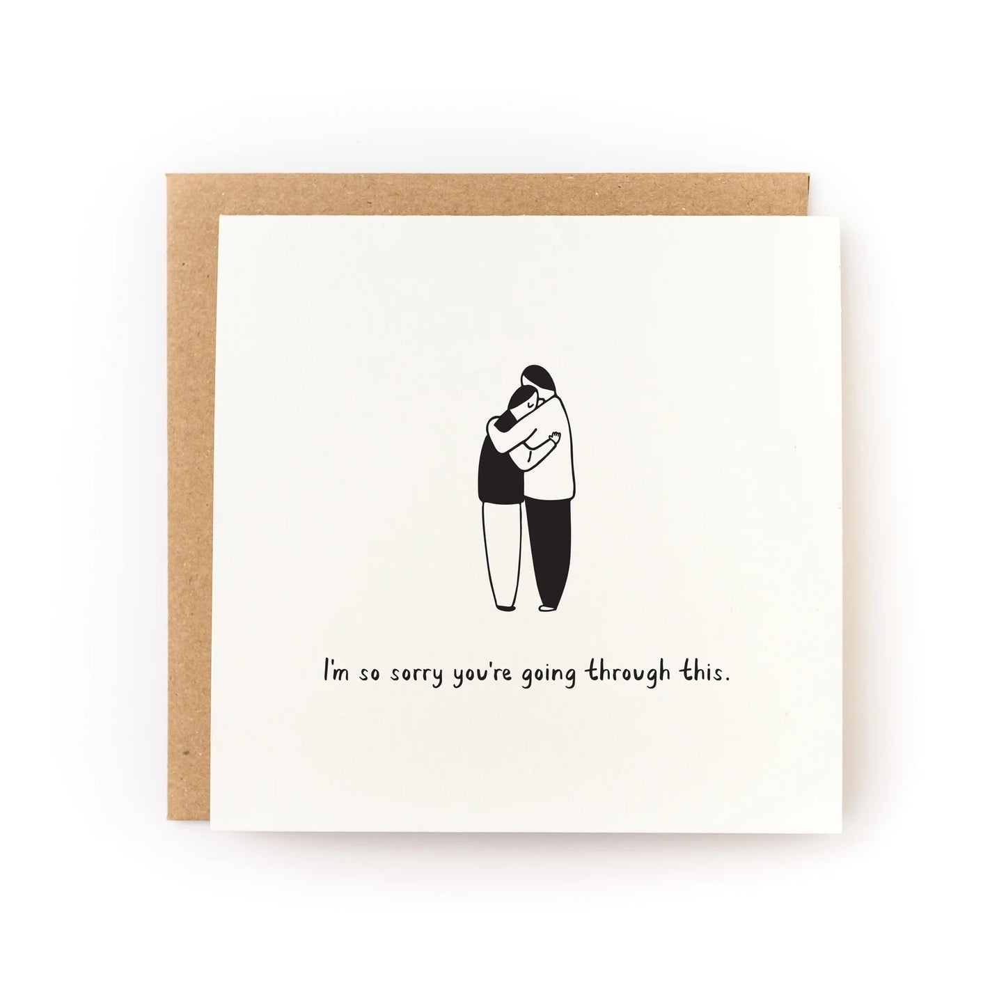 Sorry You're Going Through This Letterpress Card