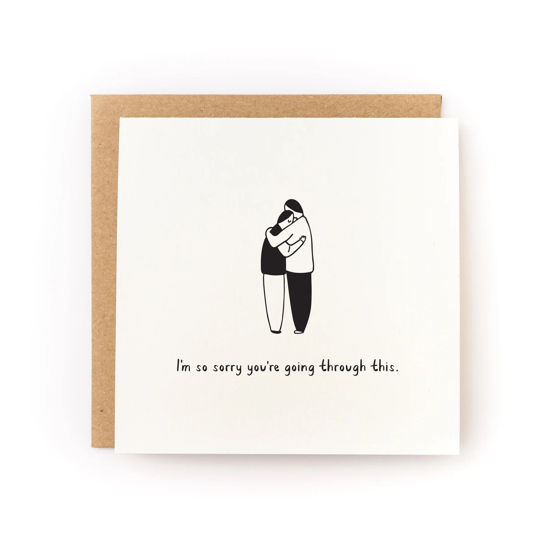 Sorry You're Going Through This Letterpress Card