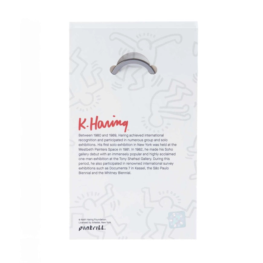 Keith Haring Skateboarder Keychain