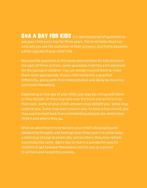 Q&A a Day for Kids