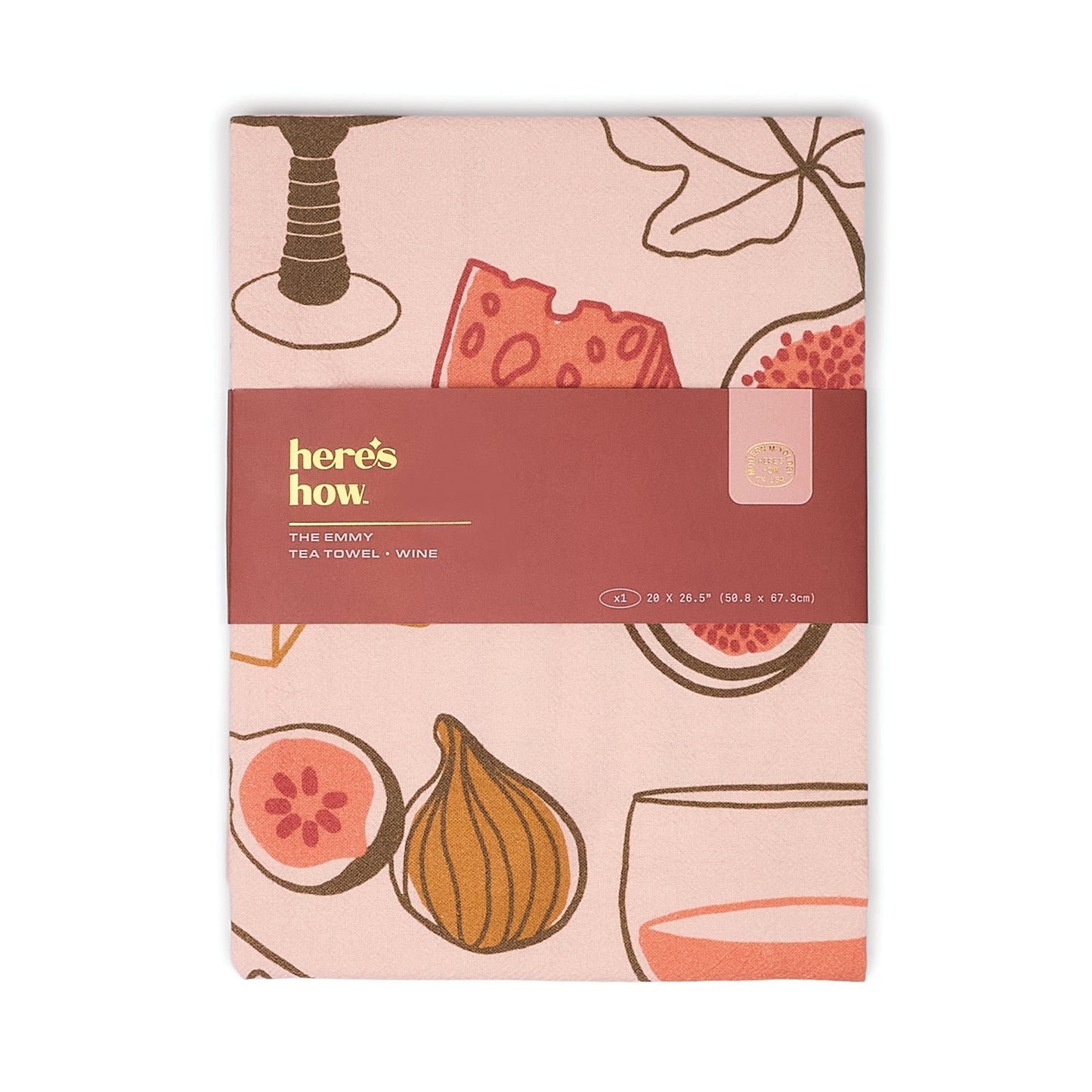 Emmy Tea Towel - Wine