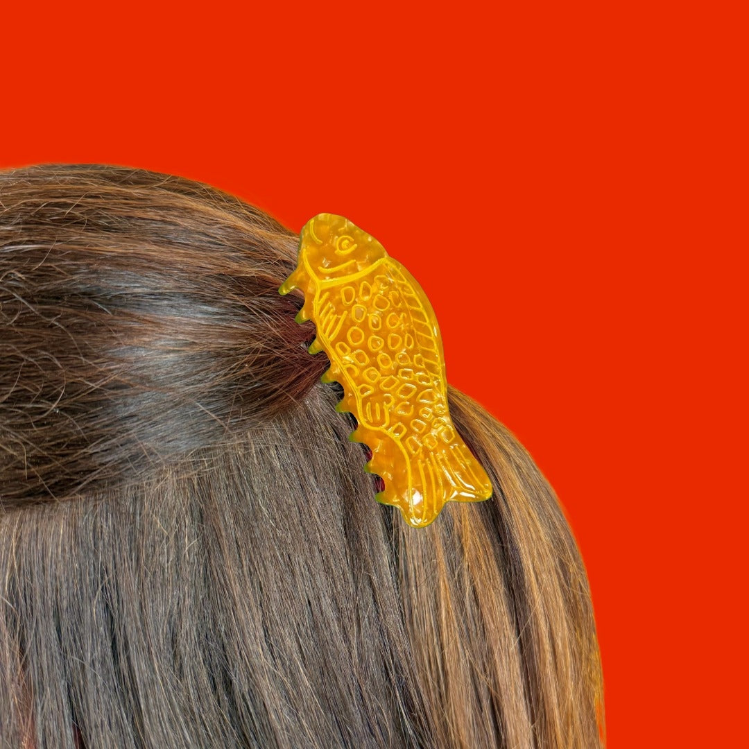 Sweetish Fish Hair Claw - Yellow Lemon MackBecks