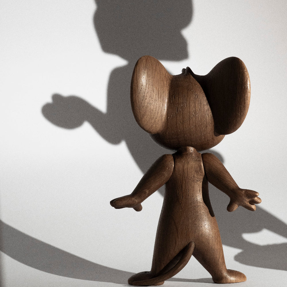 Jerry Smoked Oak Figurine - Small