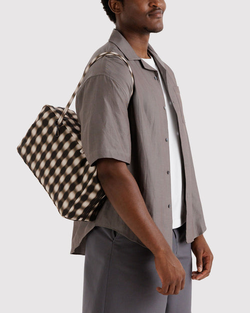 Load image 1 in gallery view. Medium Nylon Bowler Bag