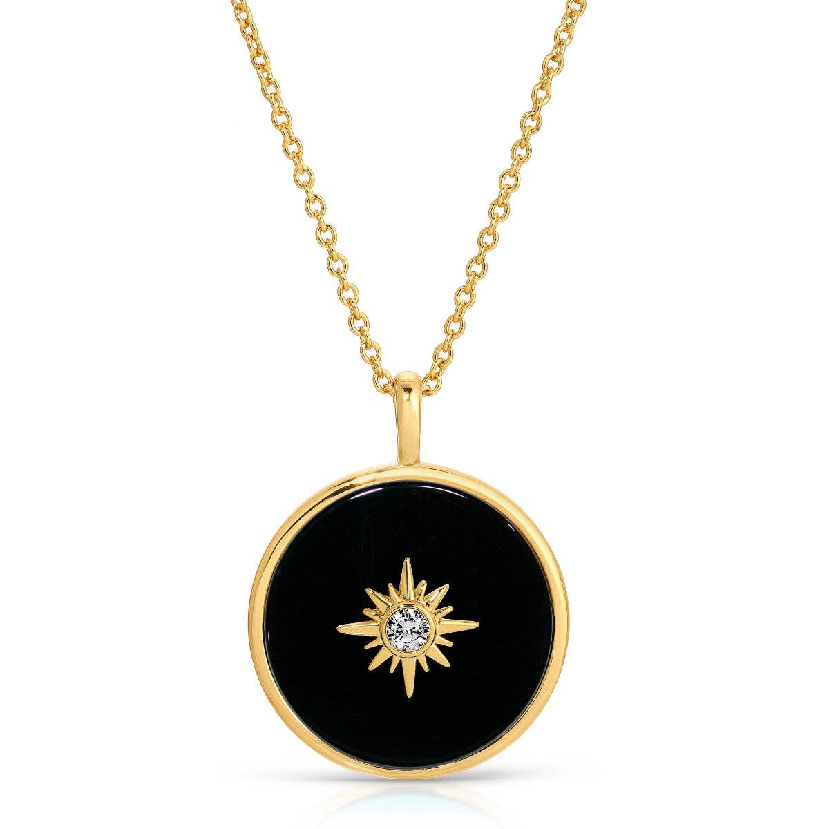 Halo Pendant- Black Onyx