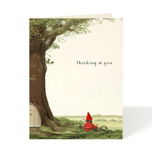 Load image 1 in gallery view. Gnome by the Tree Sympathy Card