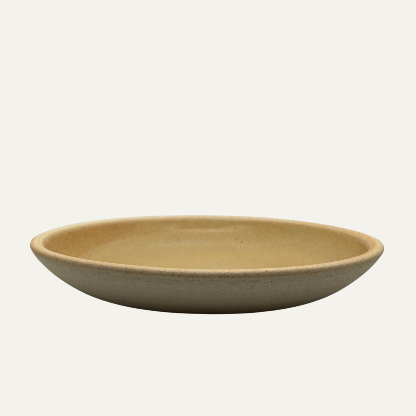 Matte Glazed Deep Dish- 8.5" -Maize