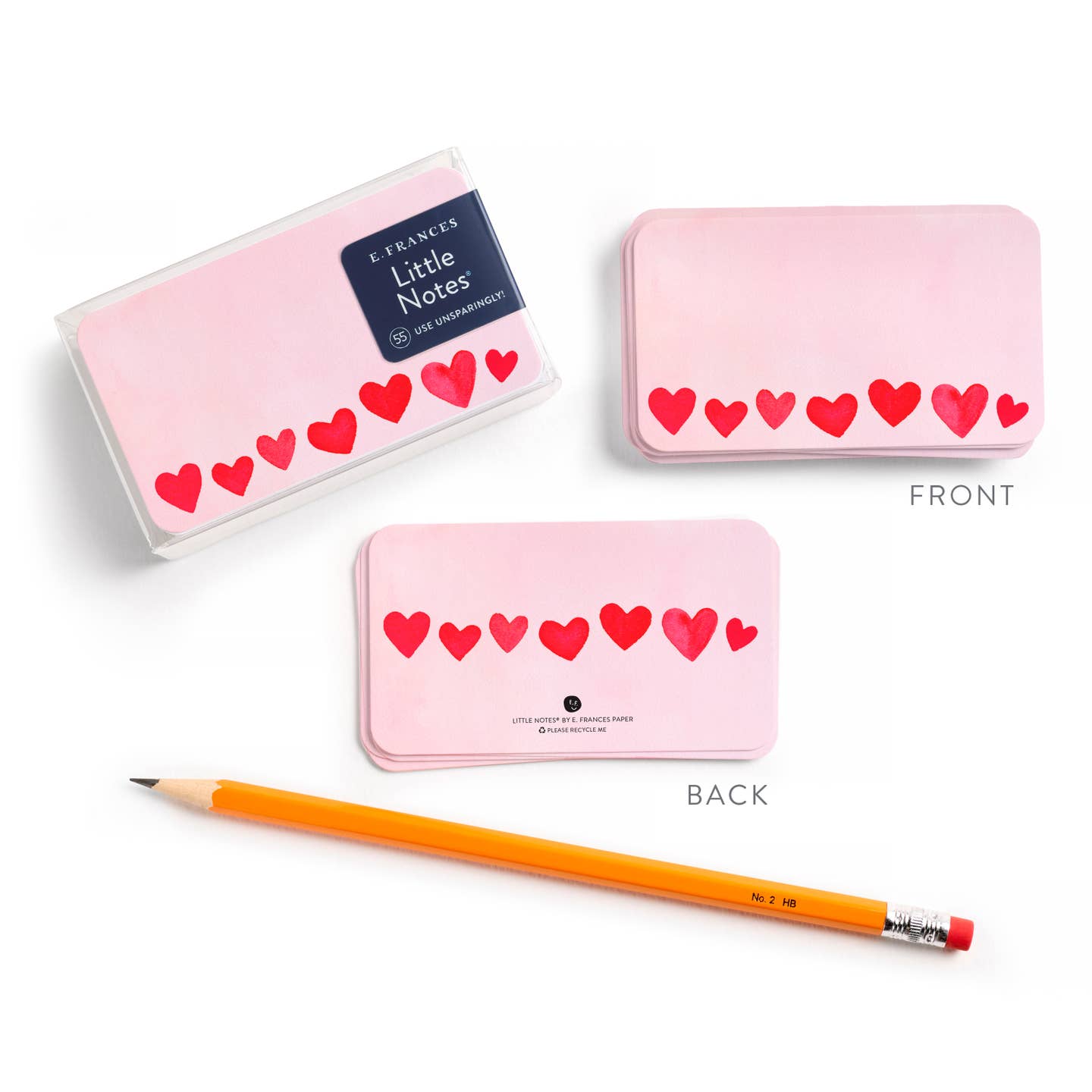Mini Hearts Blush Little Notes