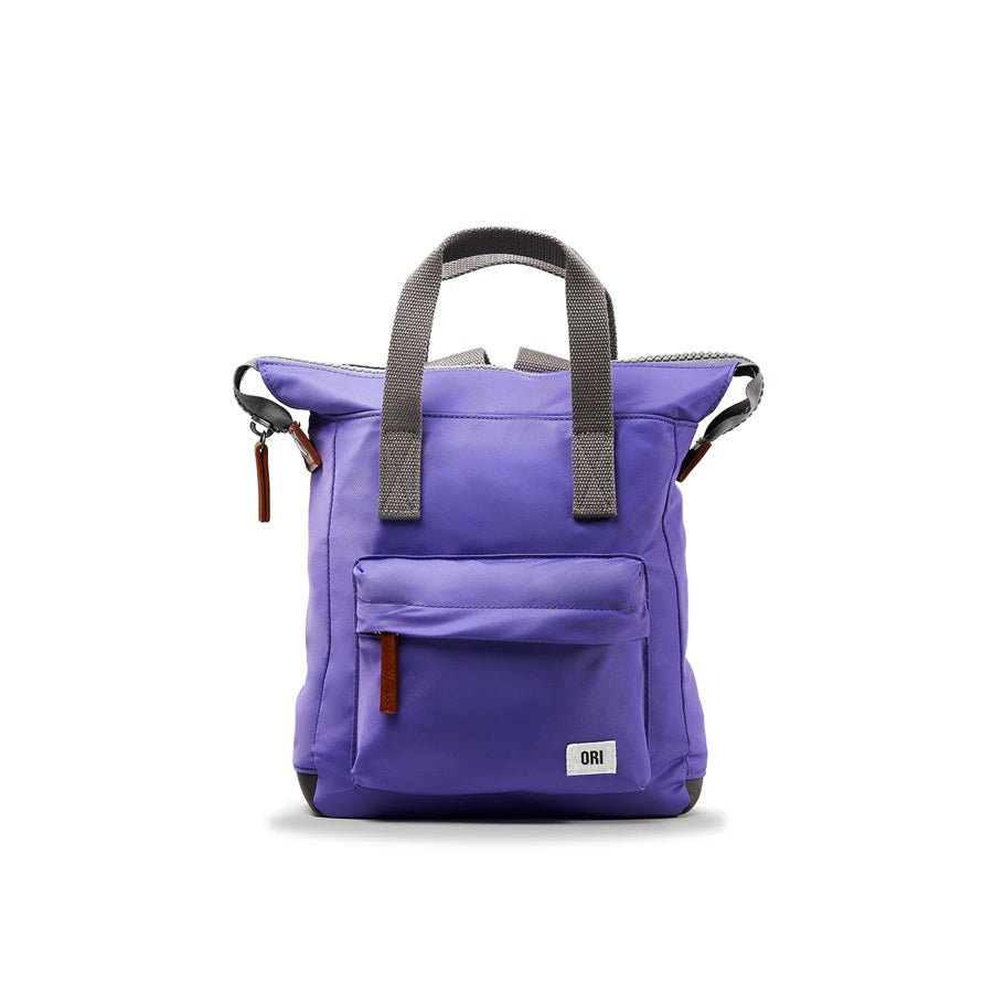 Bantry B  Recycled Nylon Backpack Small - Peri Purple