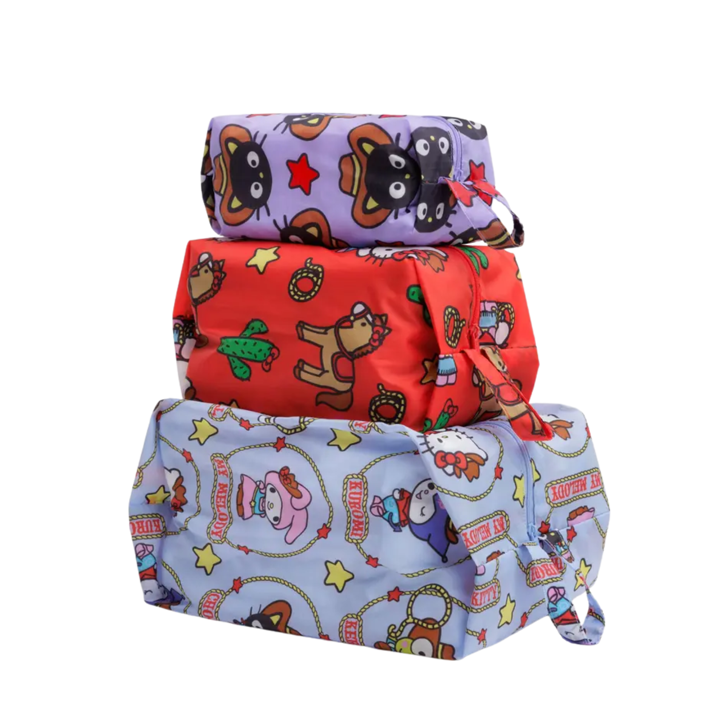 3D Zip Set -  Hello Kitty & Friends Western