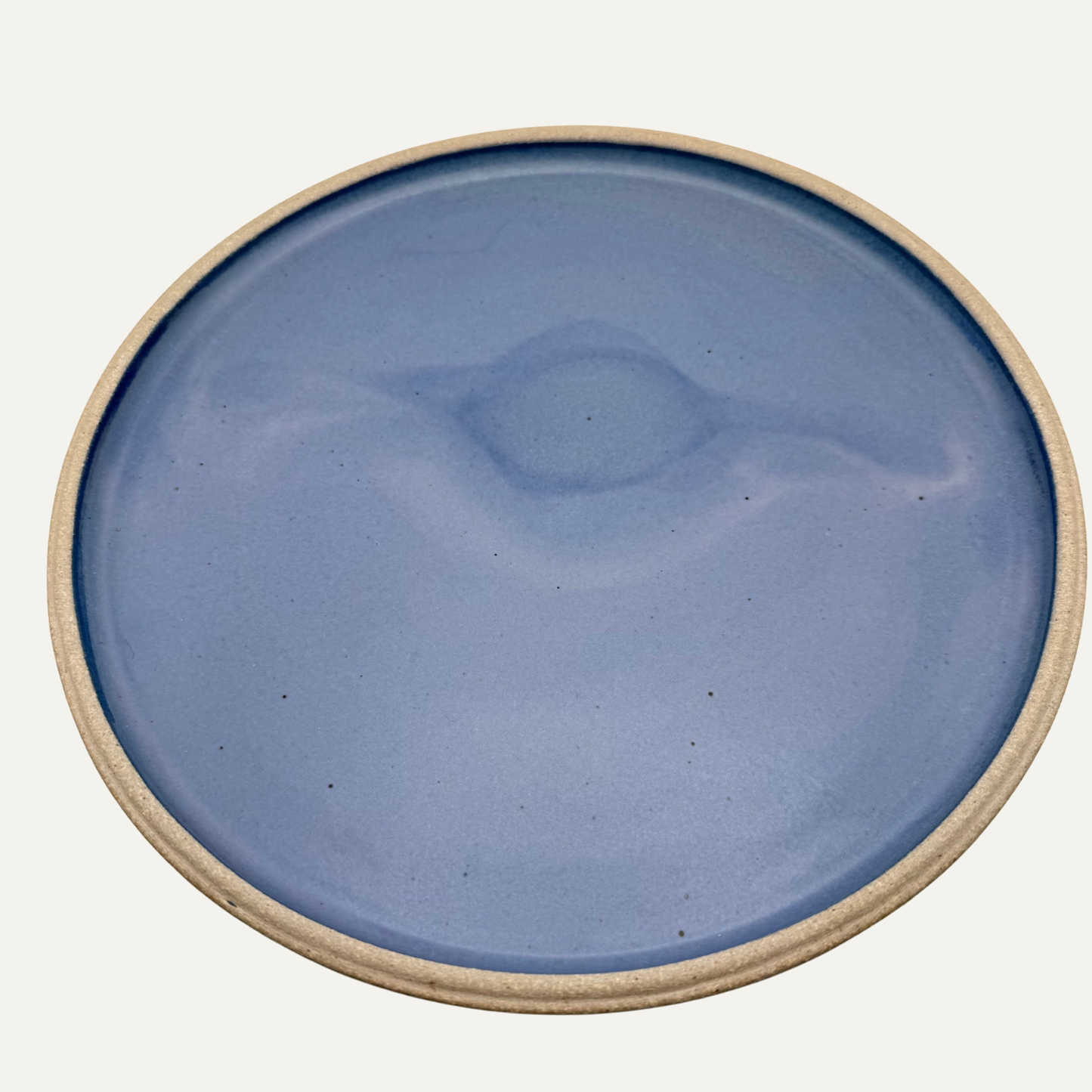 Matte Glazed Plate - 10" - Blue