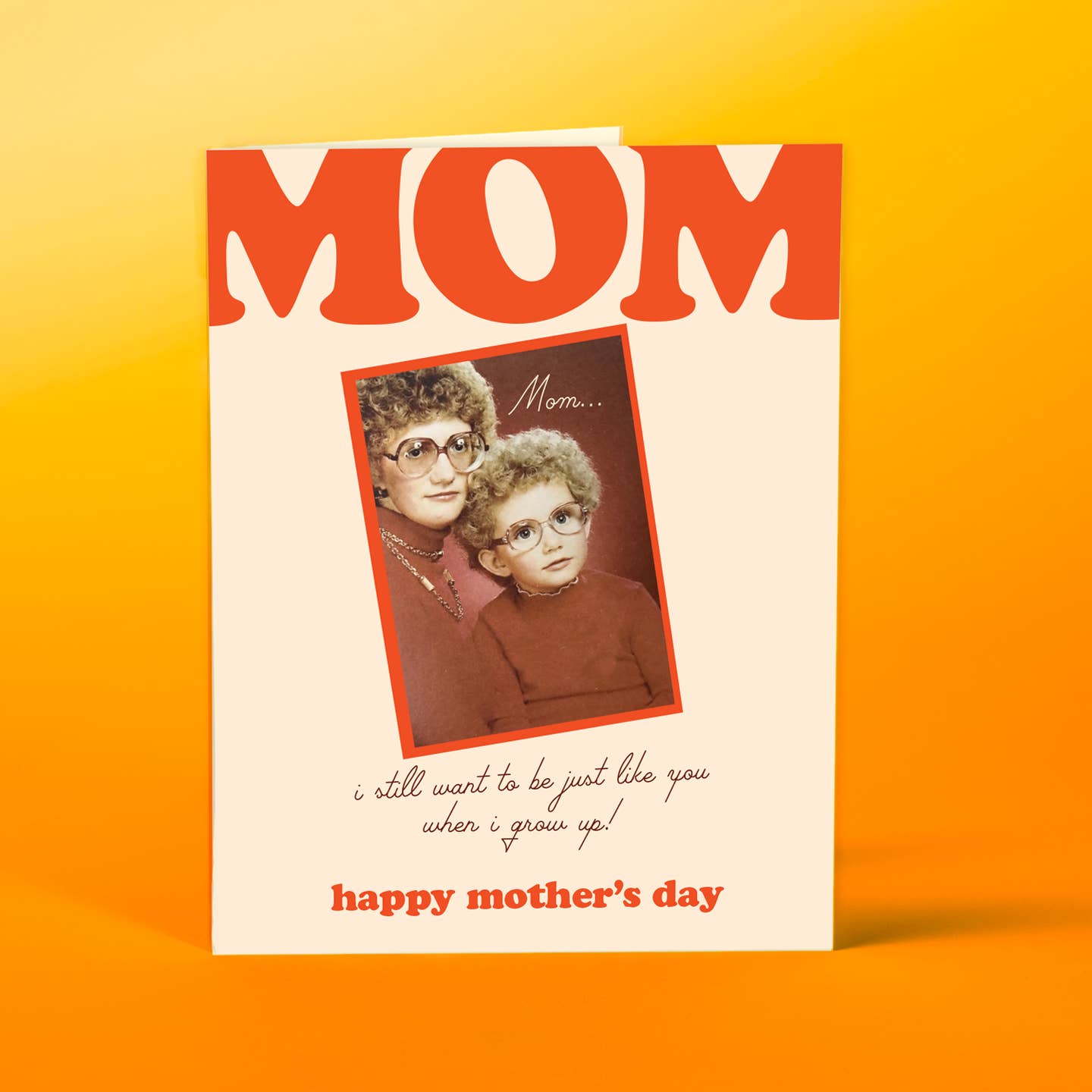 Glasses Mom Mother's Card Offensive & Delightful