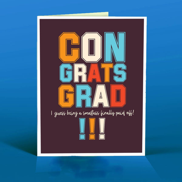 Smartass! Graduation Card