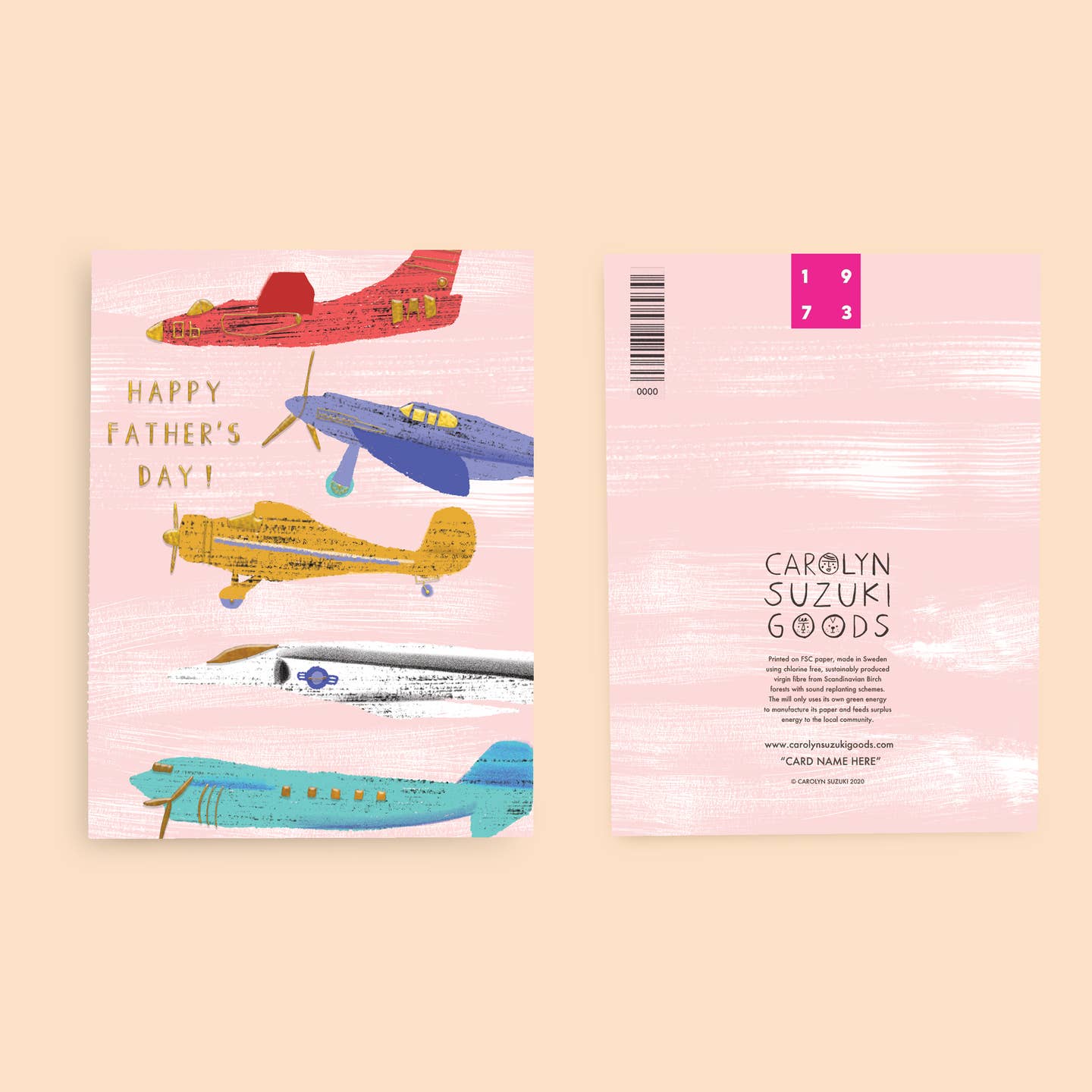 Air Show Father's Day Card