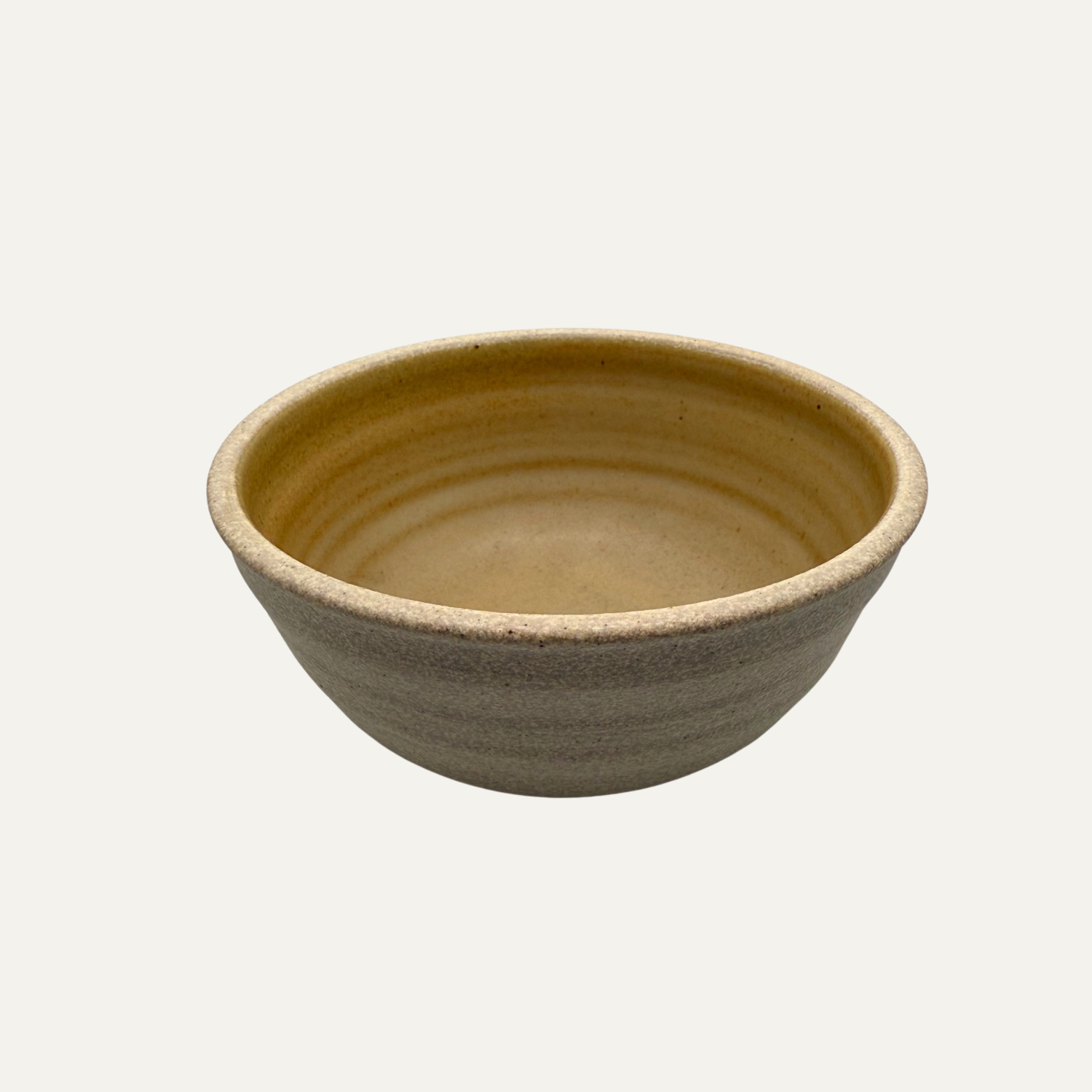 Small Matte Glazed Bowl -  Goldenrod