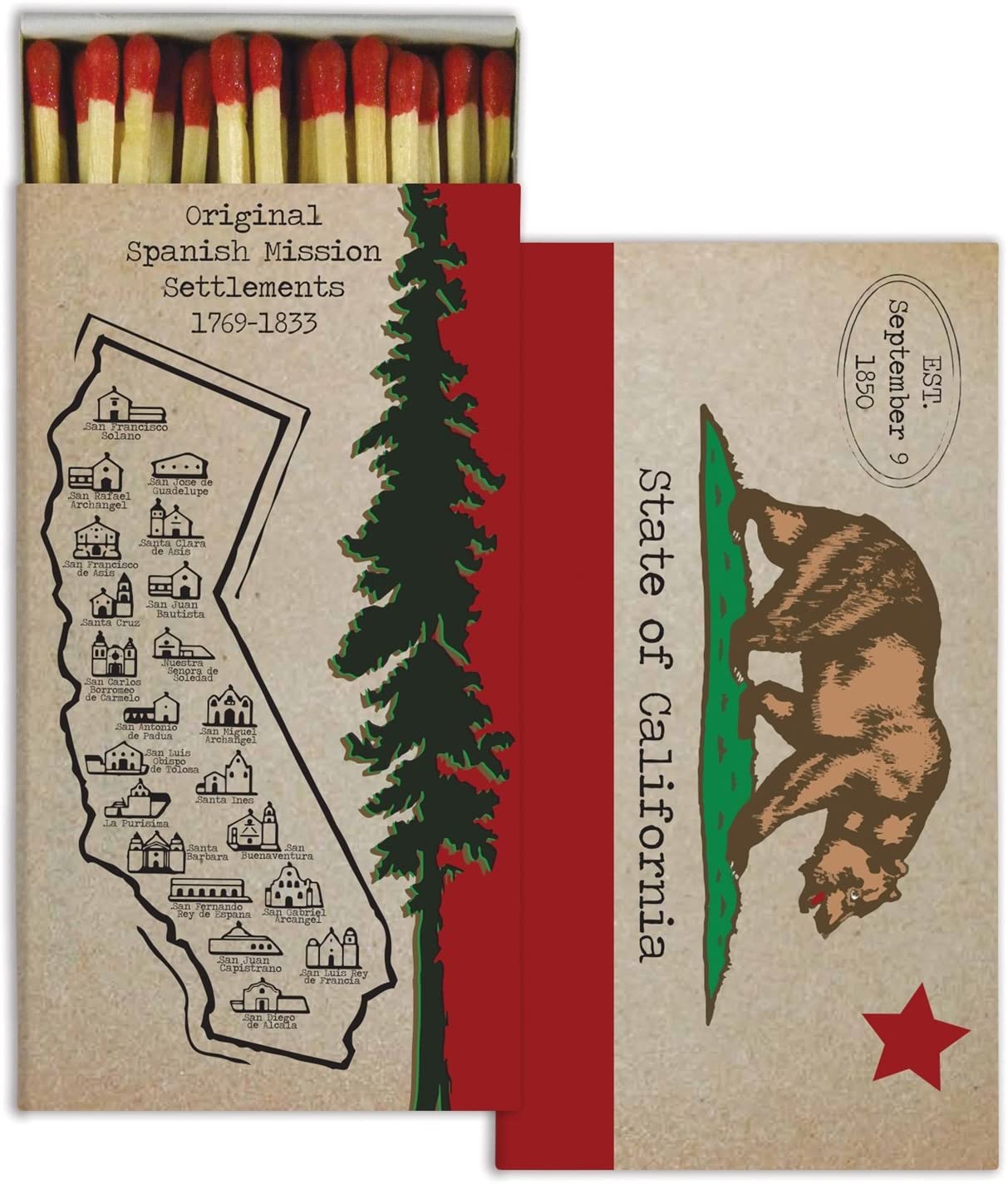 Long Boxed Matches - California
