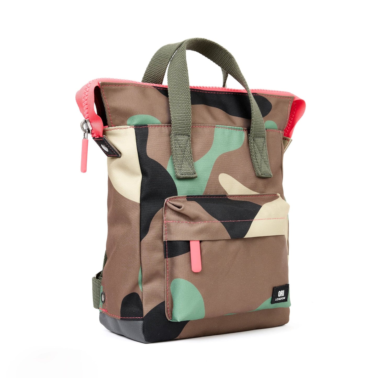 Bantry B Recycled Canvas Backpack - Small  - Vintage Camo