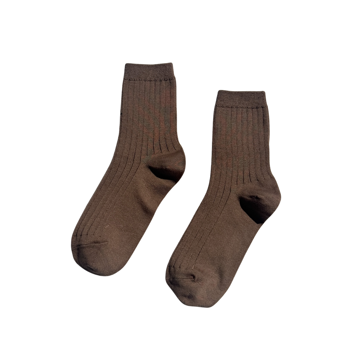 Her Socks - Mercerized Combed Cotton Rib Le Bon Shoppe