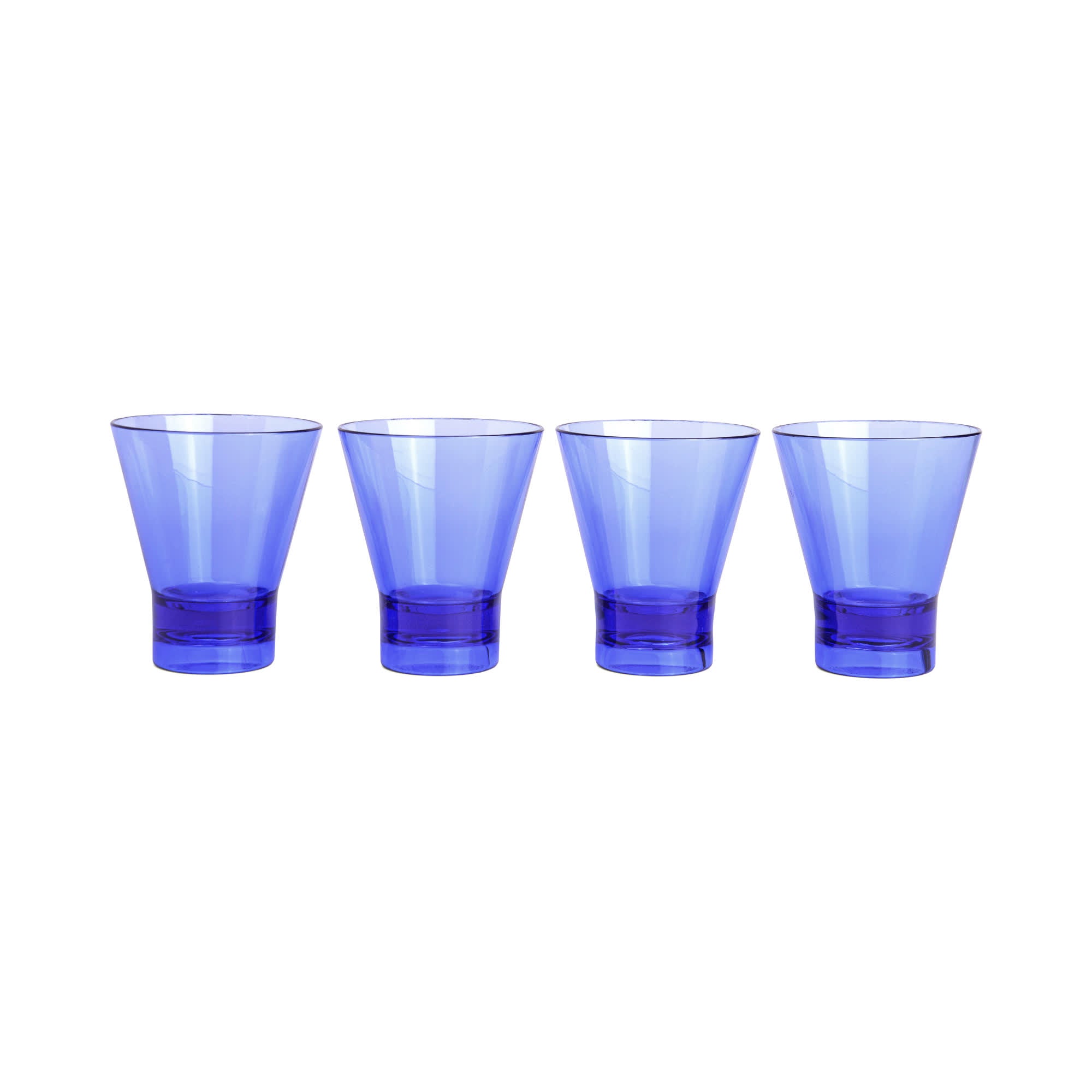 The Gilda Tumbler - Set of 4 - Cobalt