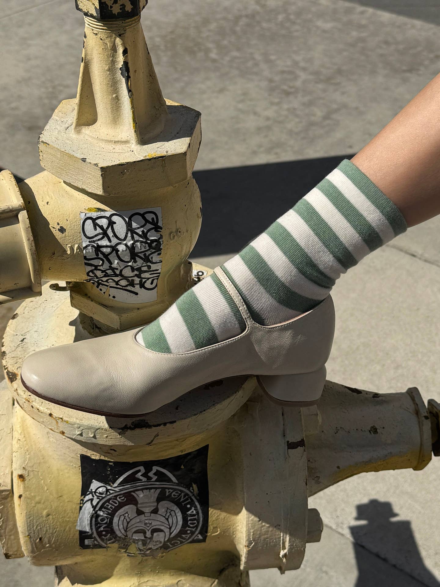 Wide Wally Stripe Socks