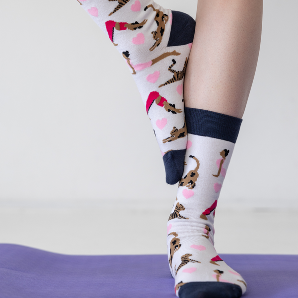 Natural Bamboo Knit Socks - Morning Stretch Sexy Socks LLC