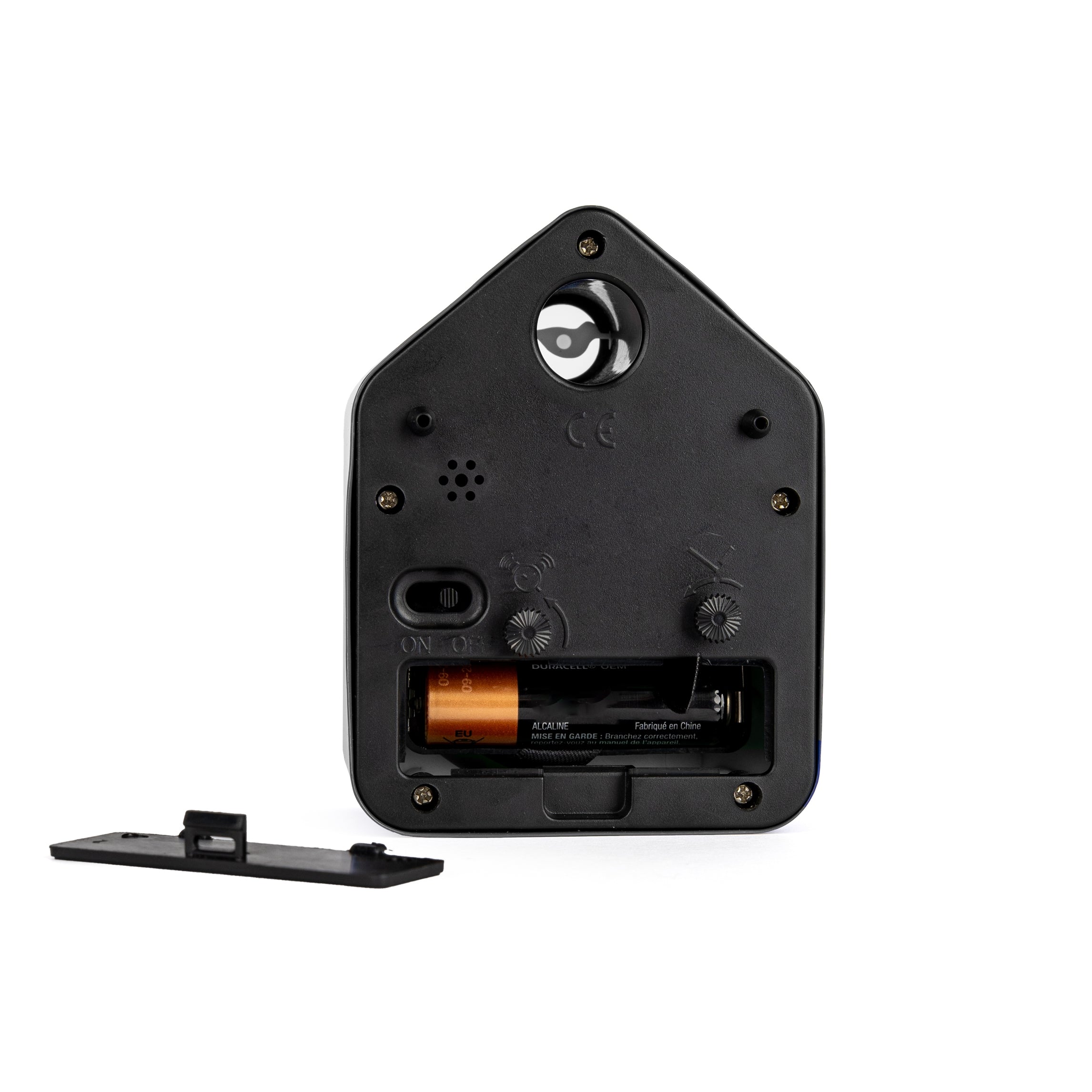 Mini House Alarm Clock - Chrome