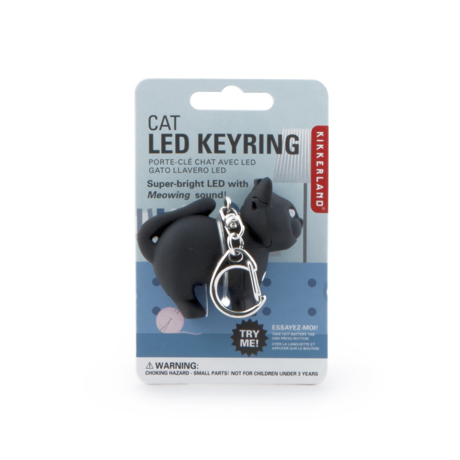 Cat LED & Sound Keychain