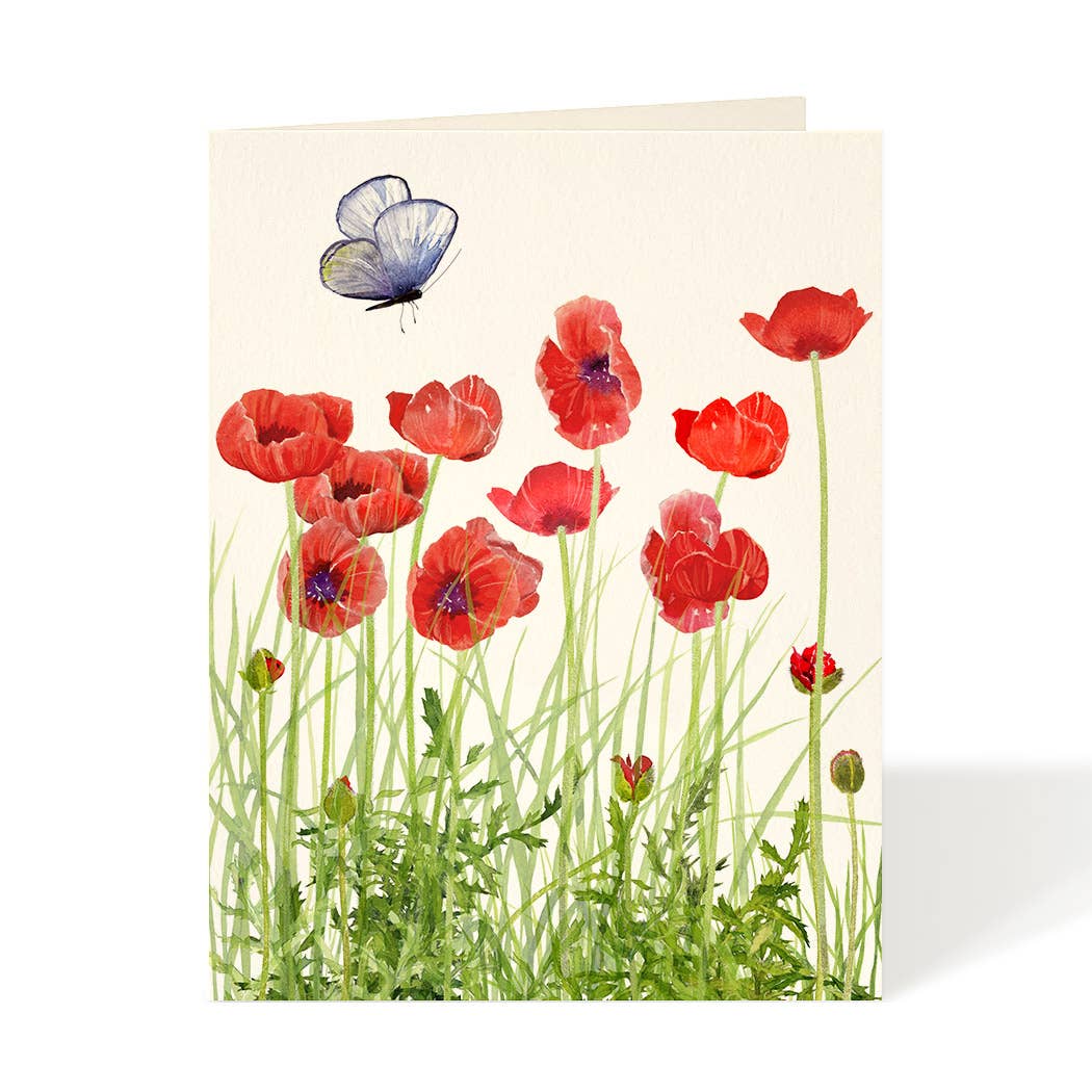 Scarlet Poppies Greeting Card