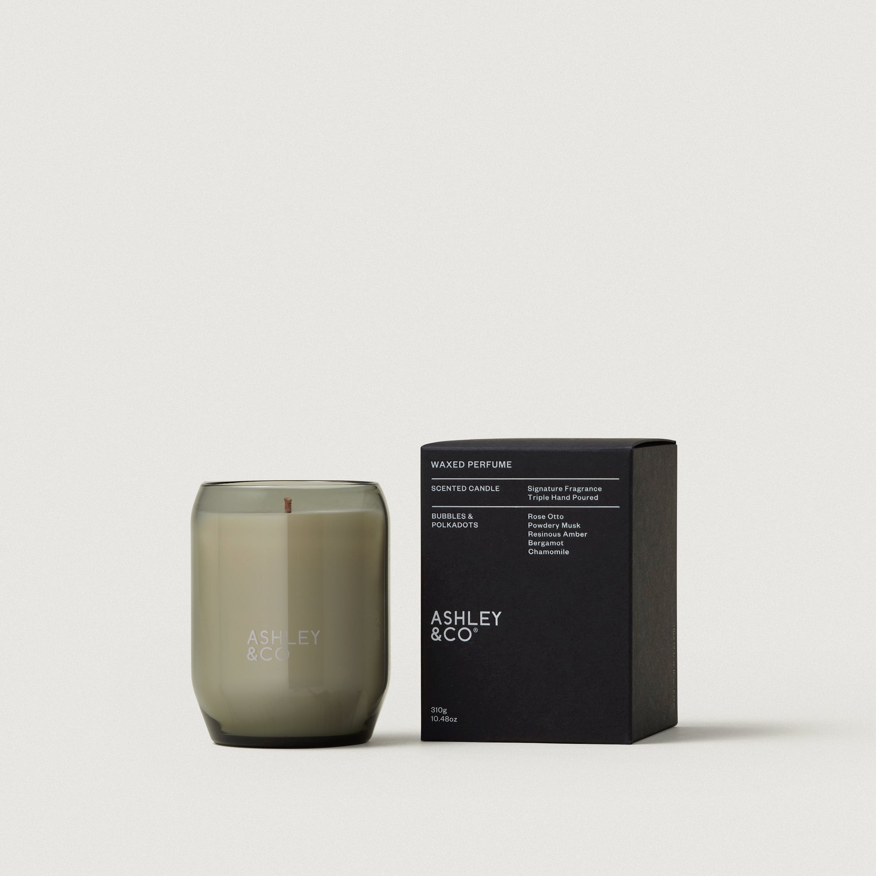 Waxed Perfume Candle