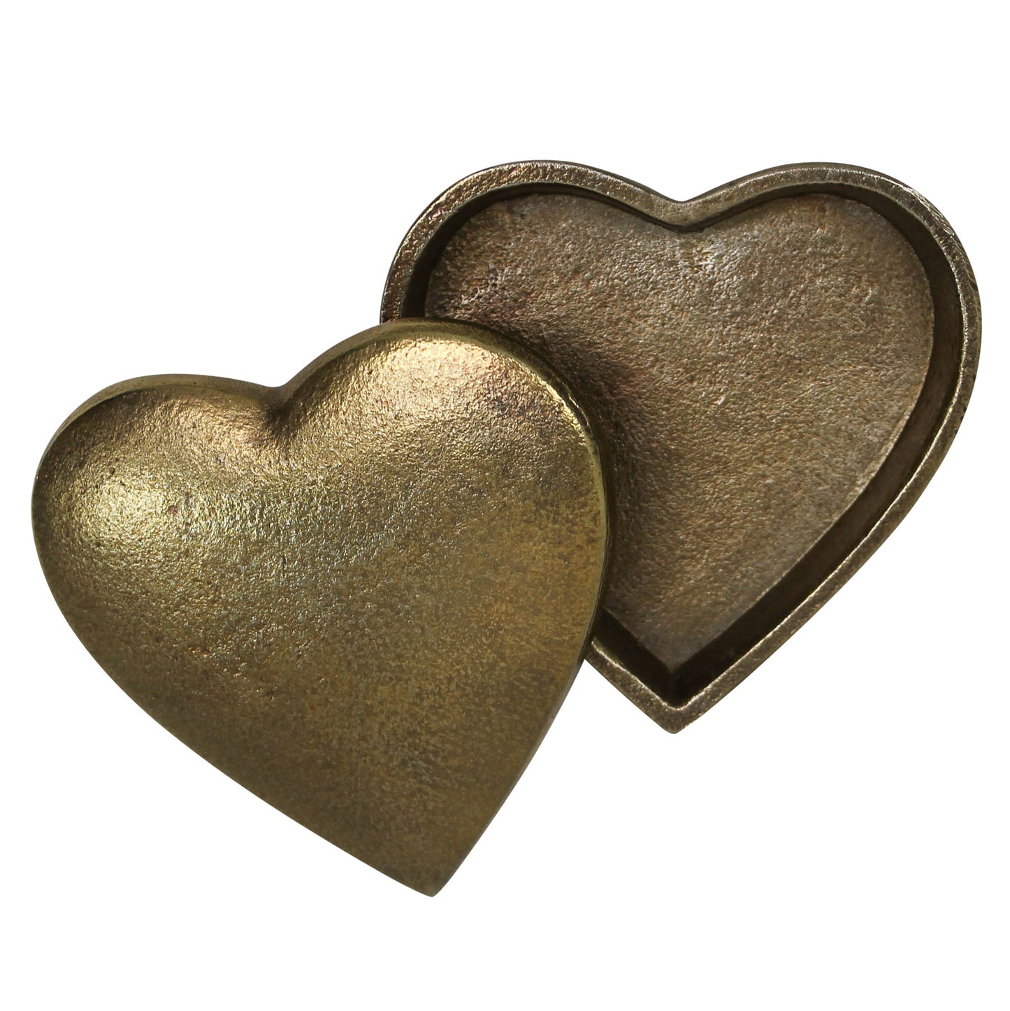 Heart Box with Antique Gold Finish Homart
