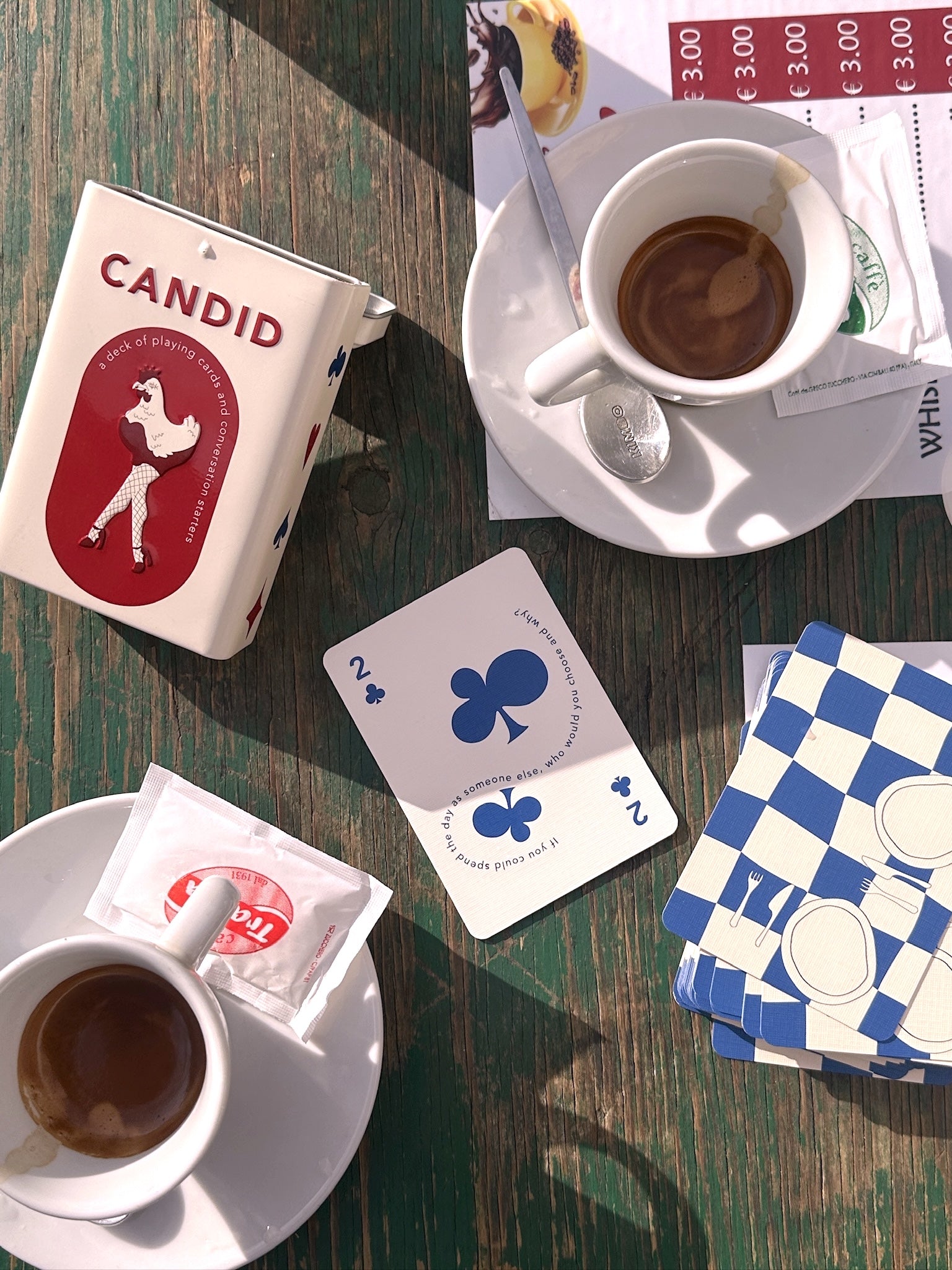 CANDID - A Deck of Playing Cards and Conversation Starters CANDID
