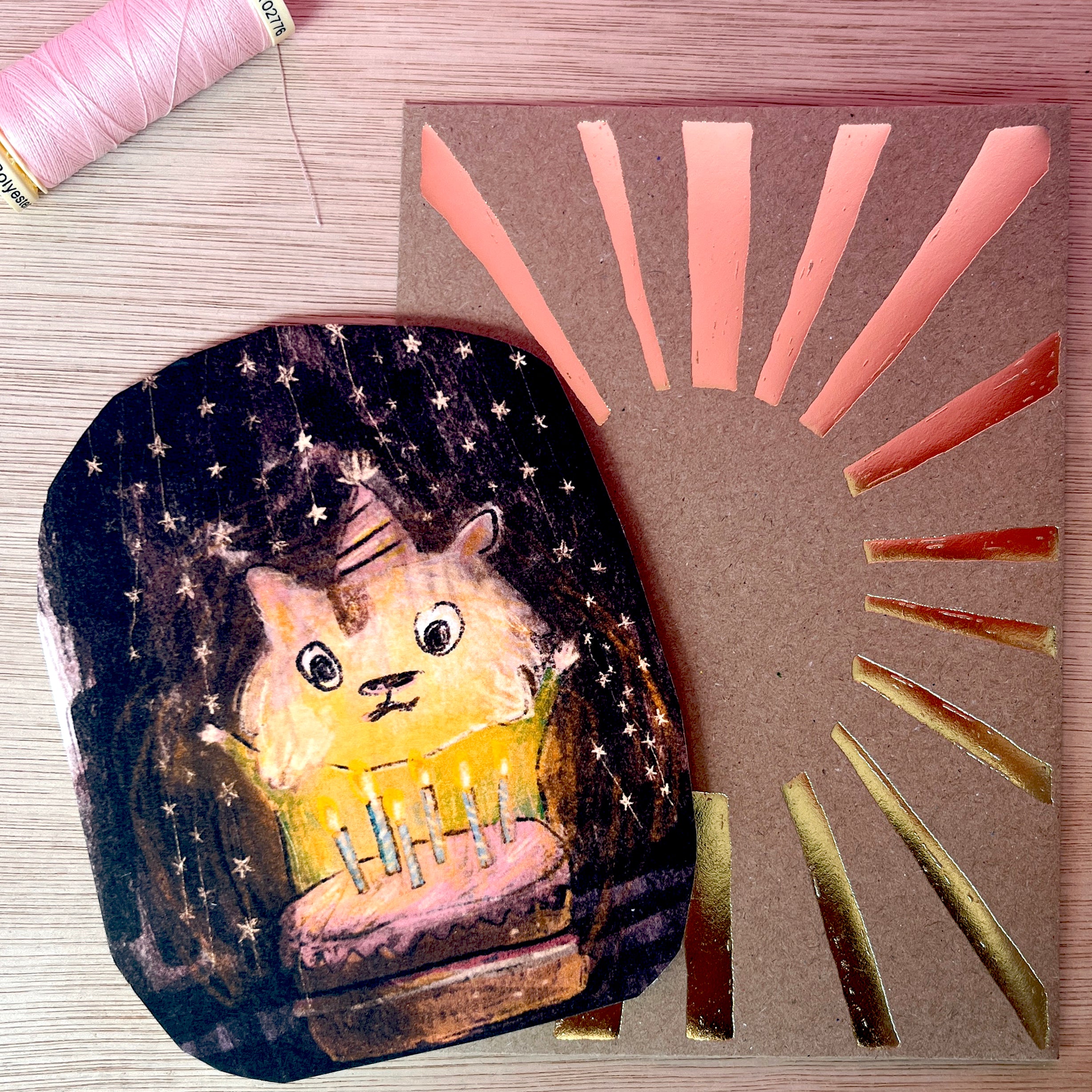 Little Wonder Hamster Birthday Card