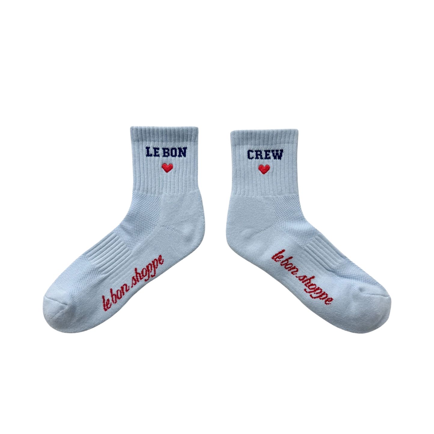 Embroidered Le Bon Crew Socks