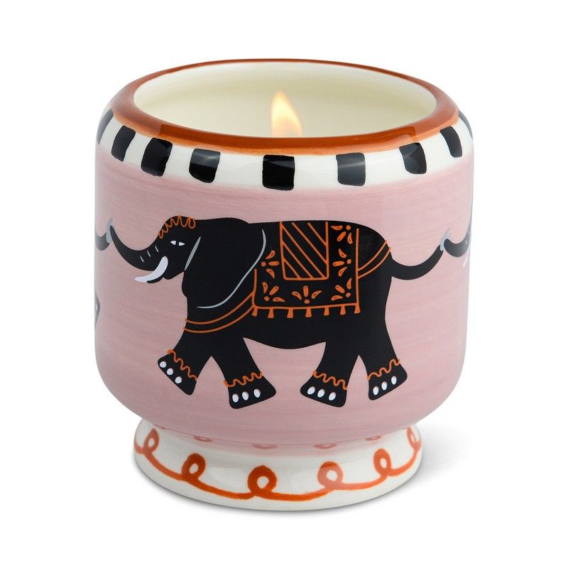 A Dopo Elephant Ceramic Candle -  Tobacco Vanilla