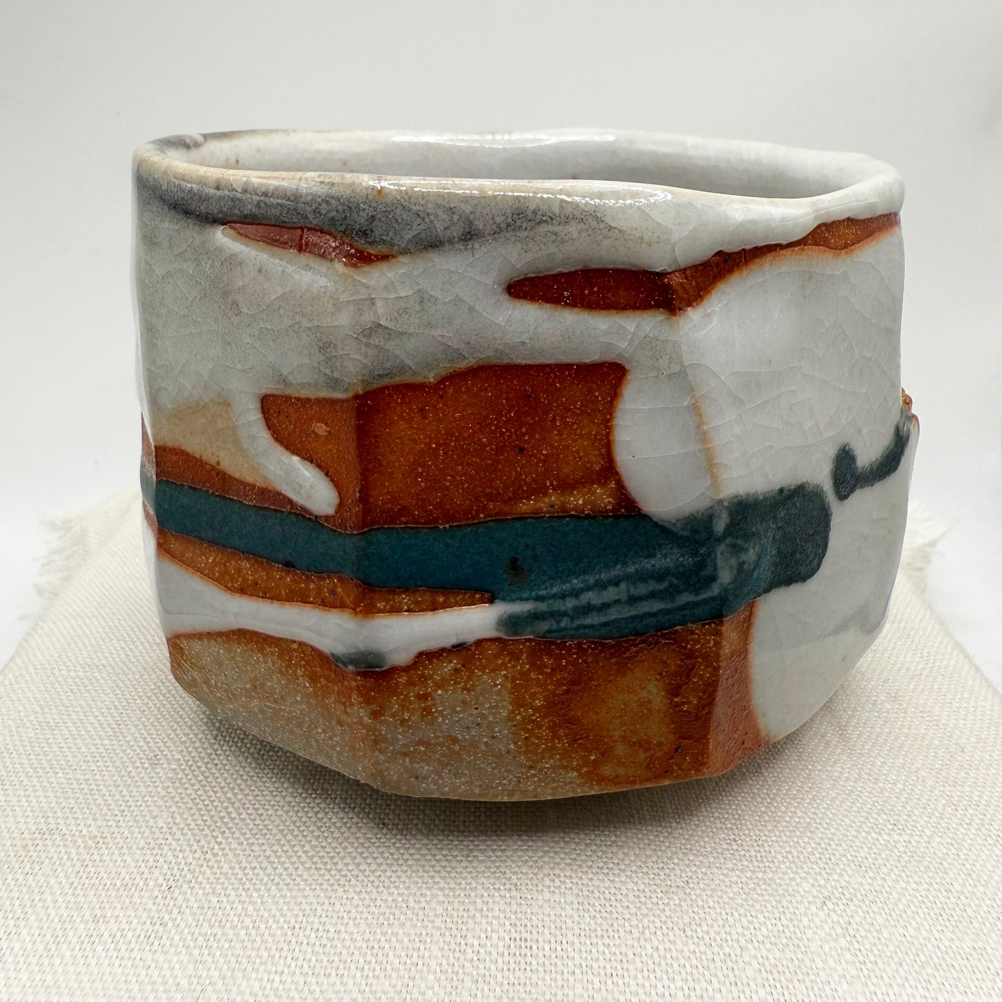 Matcha Bowl - Copper with Green