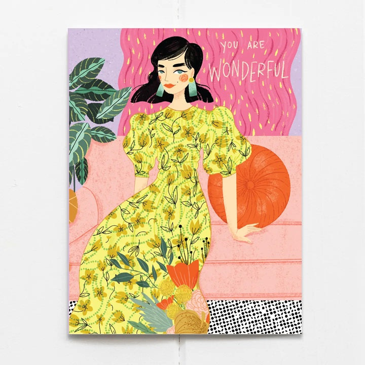You Are Wonderful Card