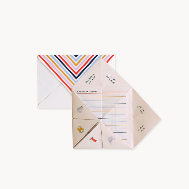 Cootie Catcher Pop-Up Card UWP Luxe