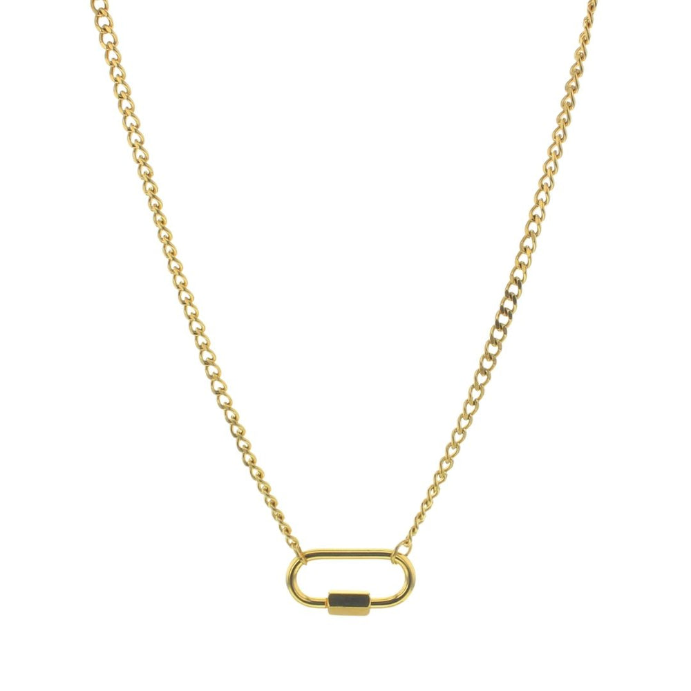 Charm Carabiner Chain - Gold