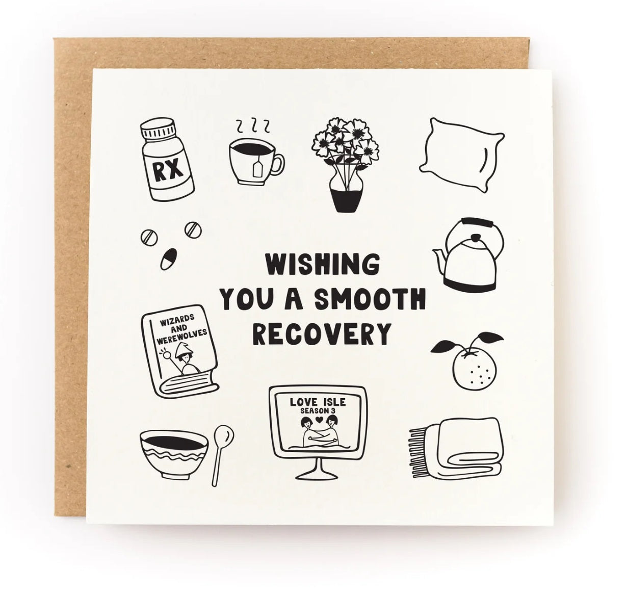 Wishing You a Smooth Recovery Letterpress Card
