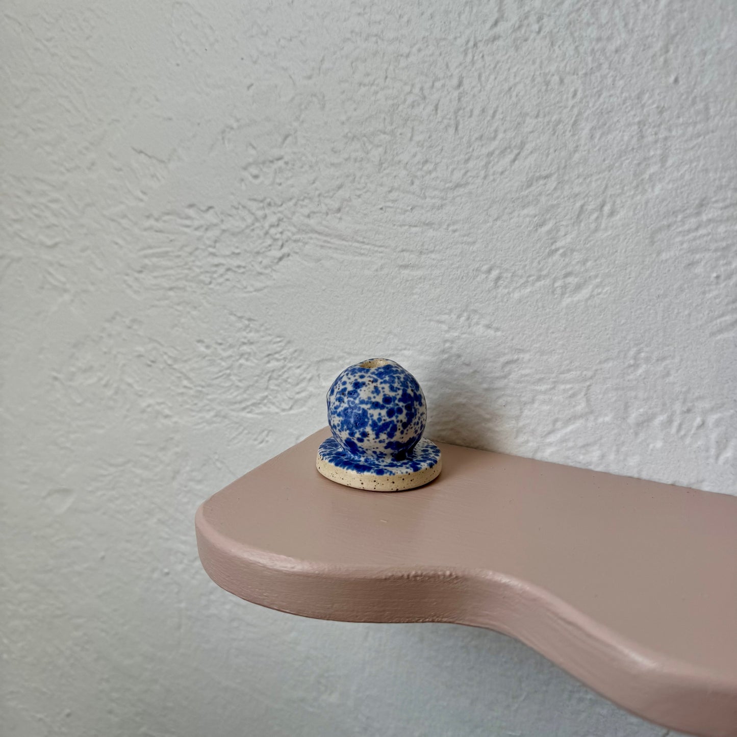Blue Speckled Sphere Incense Holders The Object Enthusiast