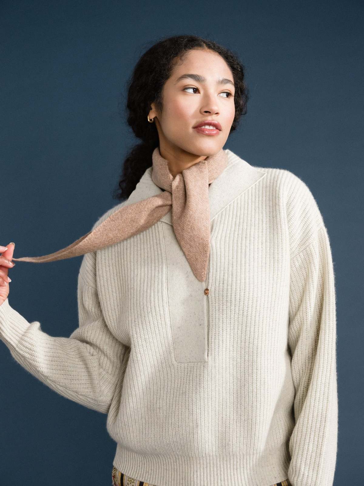 Cashmere Triangle Scarf