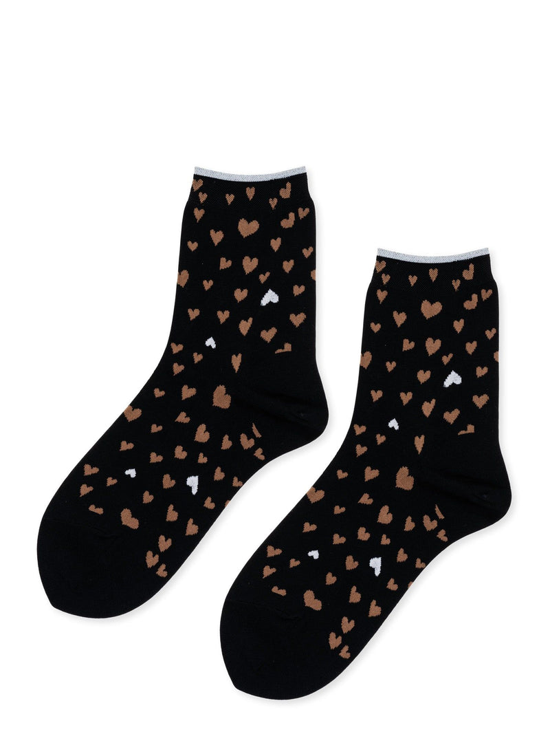 Sa Rang Short Crew Socks - Black