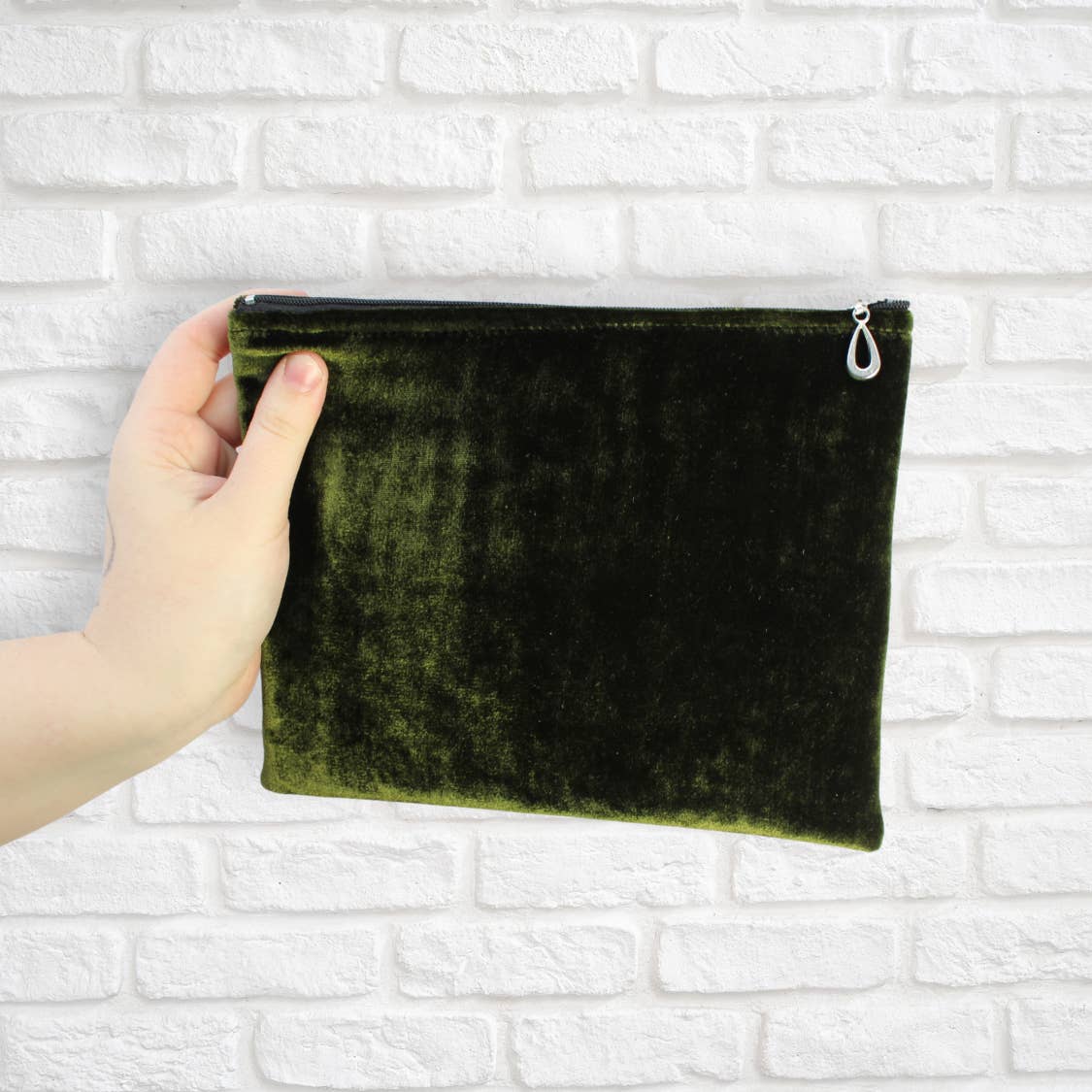 Silk Velvet Pouch - Large
