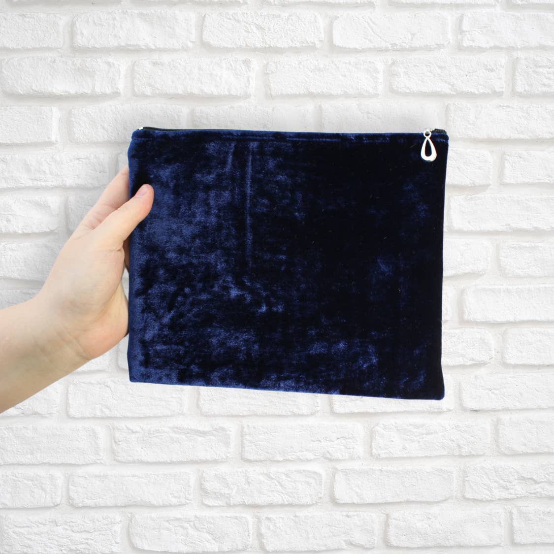 Silk Velvet Pouch - Large
