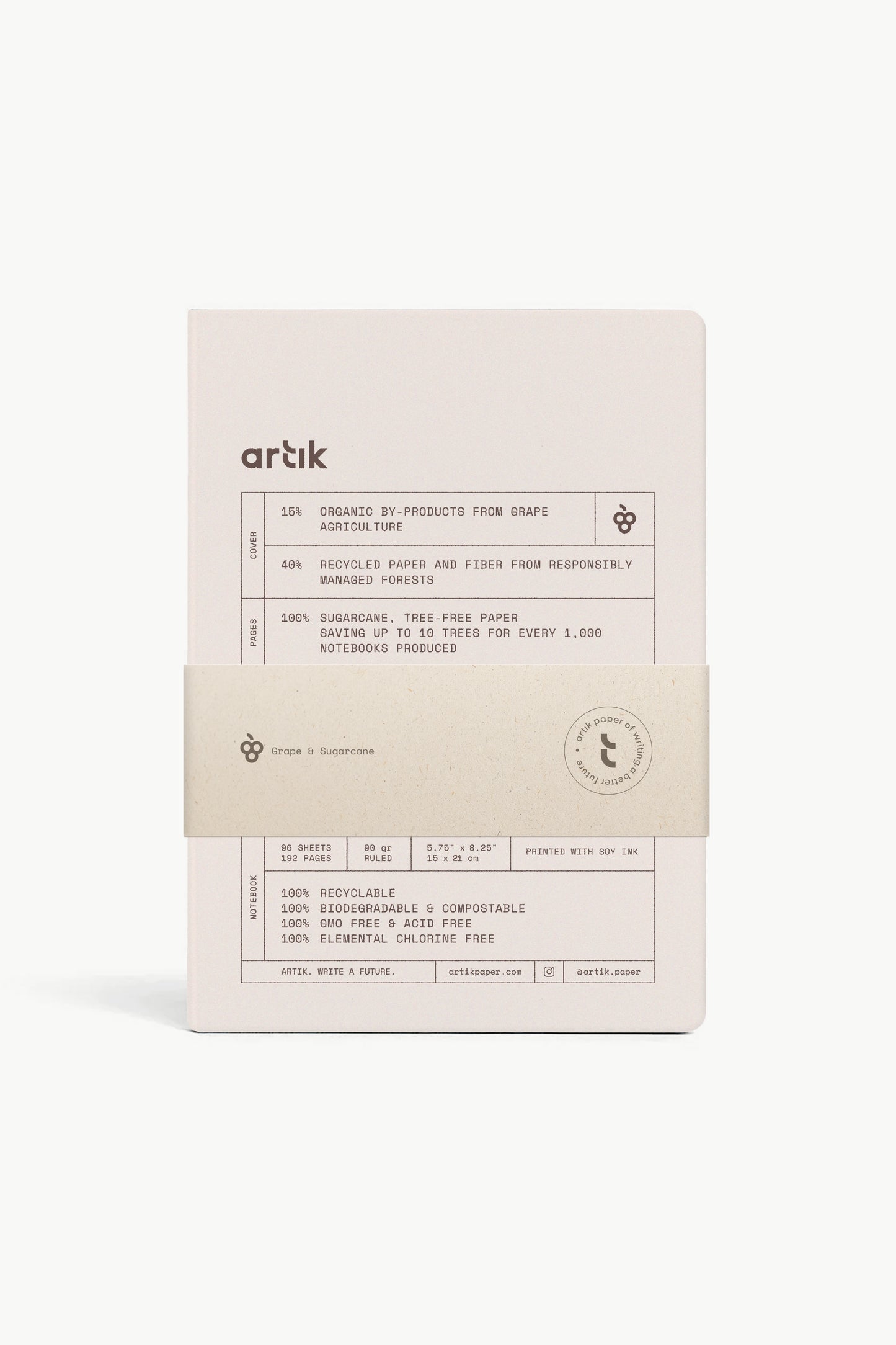 Artik Hard Cover Journal - Lined Keskin Color