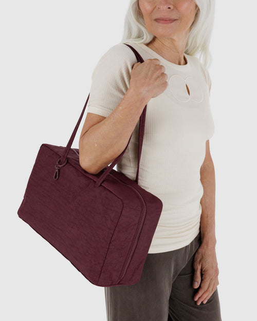 Load image 1 in gallery view. Medium Nylon Bowler Bag